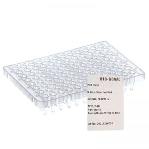 Placa PCR Semi- Skirted 0.1ml 2pcs